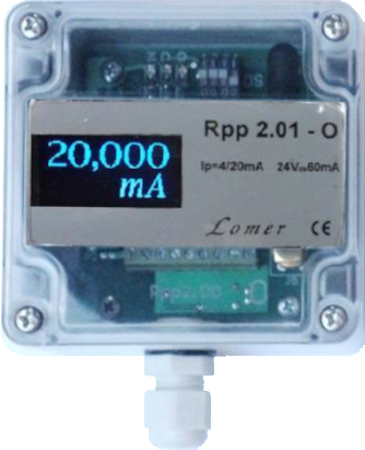 <h1>Current loop receiver 4-20 mA with display – Rpp 2.01-O</h1>